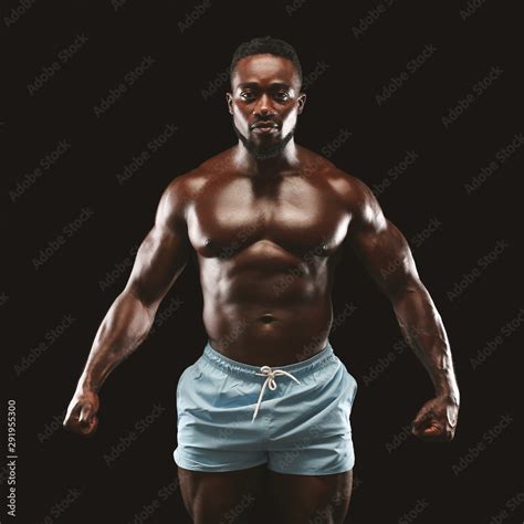 muscular black nude men